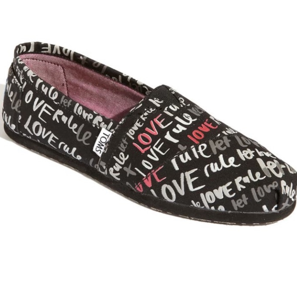 Used Toms ‘Let Love Rule’ Slip on